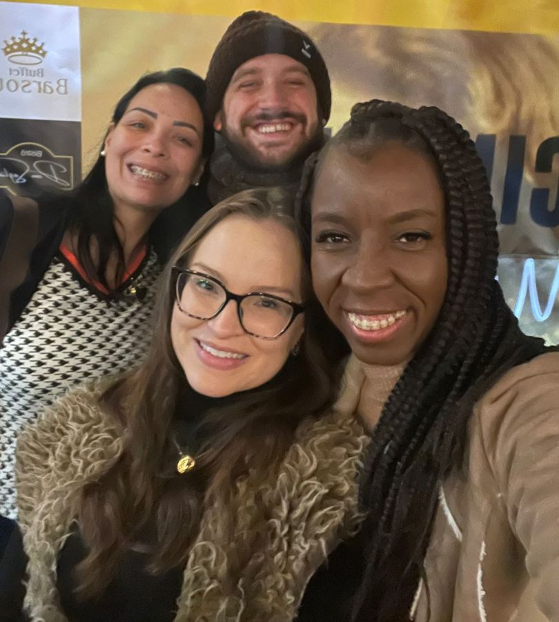 Flavia Santana, Rafael Lima, Jane Saglia e Flavia Cirino