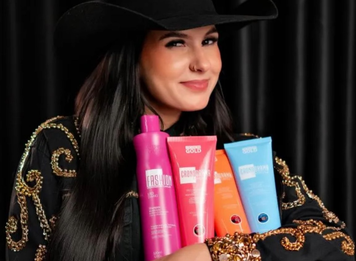 Marca de cosméticos capilares Fashion Gold do Grupo Ybera Paris - Crédito da Foto: Divulgação