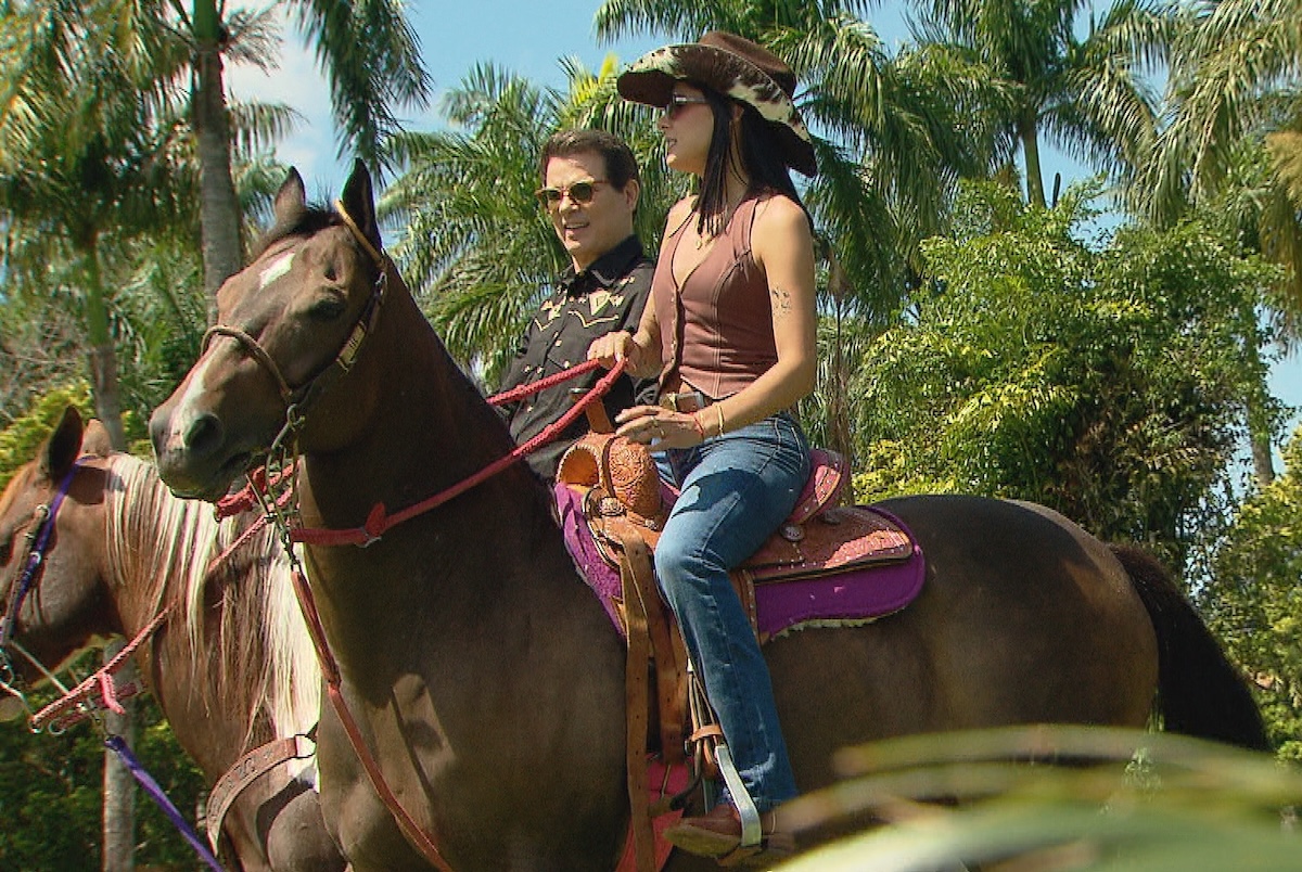 Celso Portiolli visita rancho de Ana Castela - Foto: Divulgação / SBT