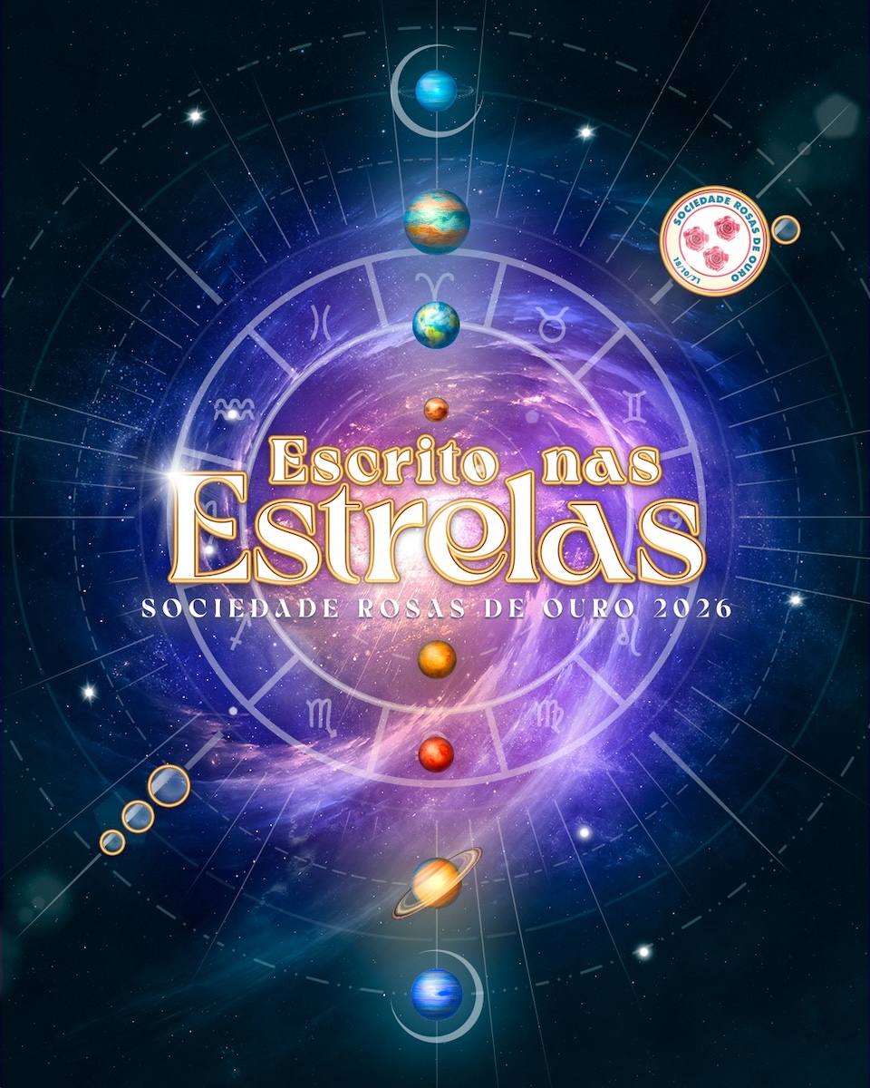 Logo do Enredo Rosas de Ouro Carnaval 2026