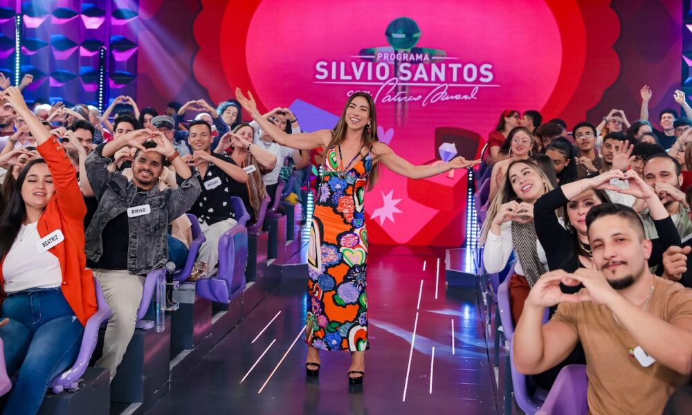 Patricia Abravanel no Programa Silvio Santos - Crédito da Foto: Gabriel Cardoso / SBT