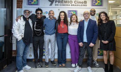 Ailtn Graça, Lucas Penteado, Silvio Guindane, Cynthia Alário (Brazucah), Neiva Ribeiro, Cidálio Vieira Santos (CIne B), Yuri Marçal e Marina Person - Crédito da Foto: Danilo Ramos