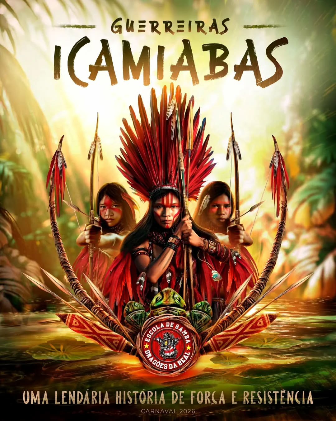 Logo Enredo Dragões da Real Carnaval 2026