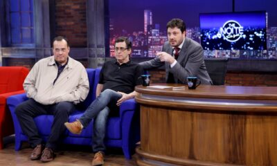 Paulo Soares Amigão e Antero Greco no The Noite - Foto: Lourival Ribeiro/SBT