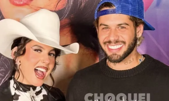 Ana Castela e Zé Felipe cantam juntos durante show em Goiás - Foto: instagram