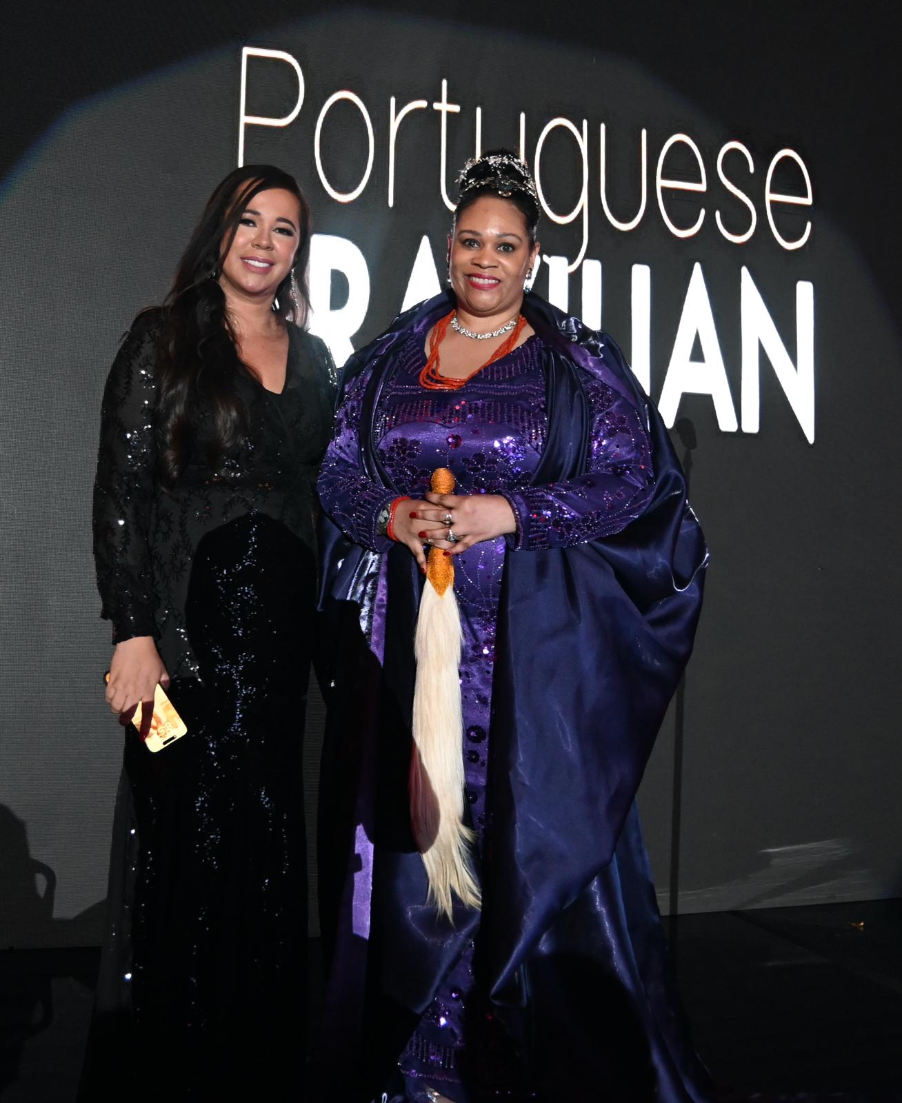 Marcilia Luzbet e a Rainha Angelique-Monét Gureje-Thompson - Crédito da Foto: Denny Silva / Renato Cipriano - Divulgação