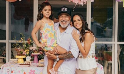 Maurício Mattar, a esposa Shay Dufau e a filha Ilha - Crédito da Foto: Acervo Pessoal