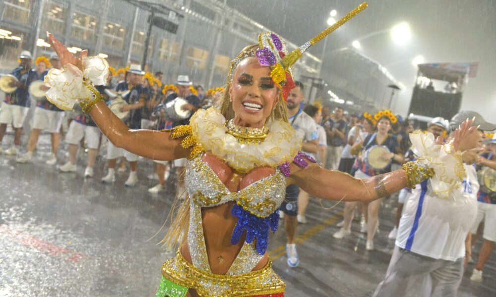 Renata Spallicci, Rainha de Bateria da Águia de Ouro - Crédito da Foto: Felipe Araújo / Liga-SP