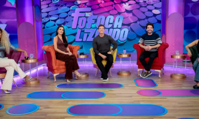 Fofocalizando: Cariúcha, Gaby Cabrini, Gabriel Cartolano, Matheus Baldi e Thayse Teixeira - Foto: Rogério Pallatta / SBT