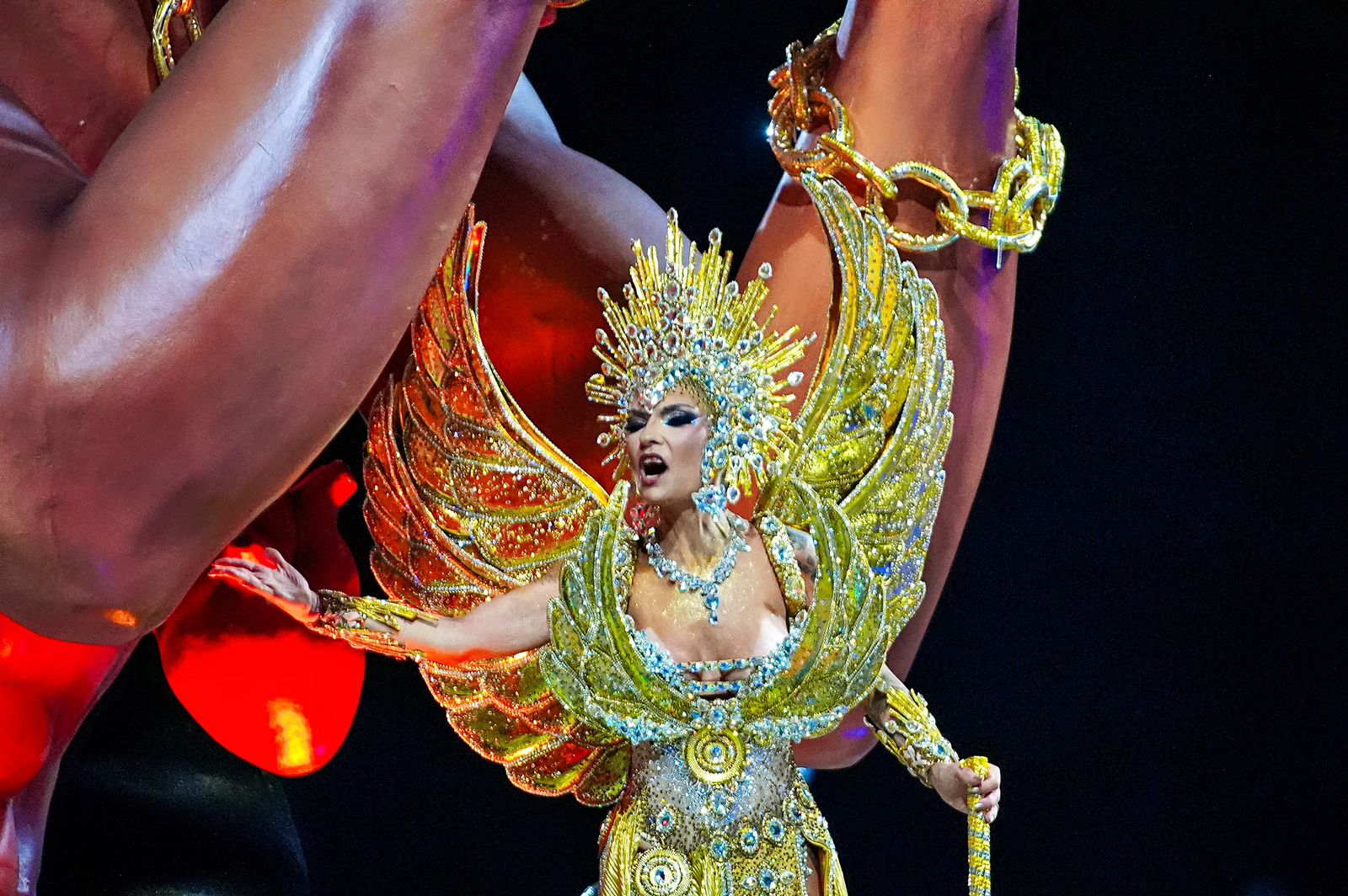 Milene Gonzalez no desfile da Tucuruvi - Crédito: Fotop / Renato Cipriano / Zuleika Ferreira - Divulgação