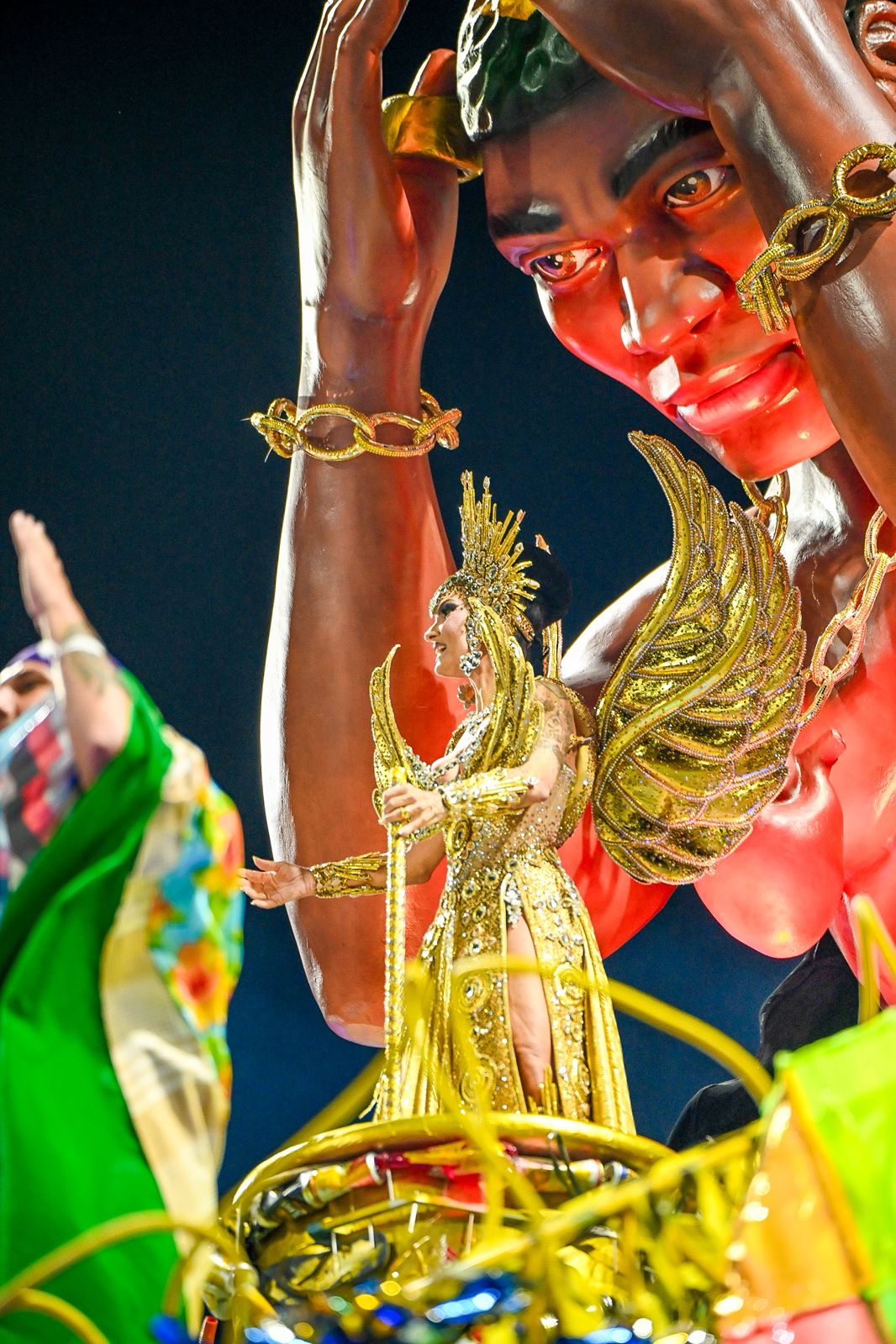 Milene Gonzalez no desfile da Tucuruvi - Crédito: Fotop / Renato Cipriano / Zuleika Ferreira - Divulgação