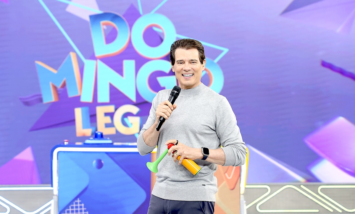 Celso Portiolli no Domingo Legal - Crédito da Foto: Rogério Pallatta / SBT