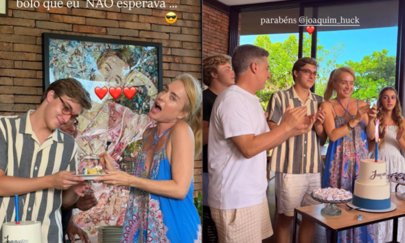 Joaquim, filho de Angélica e Luciano Huck