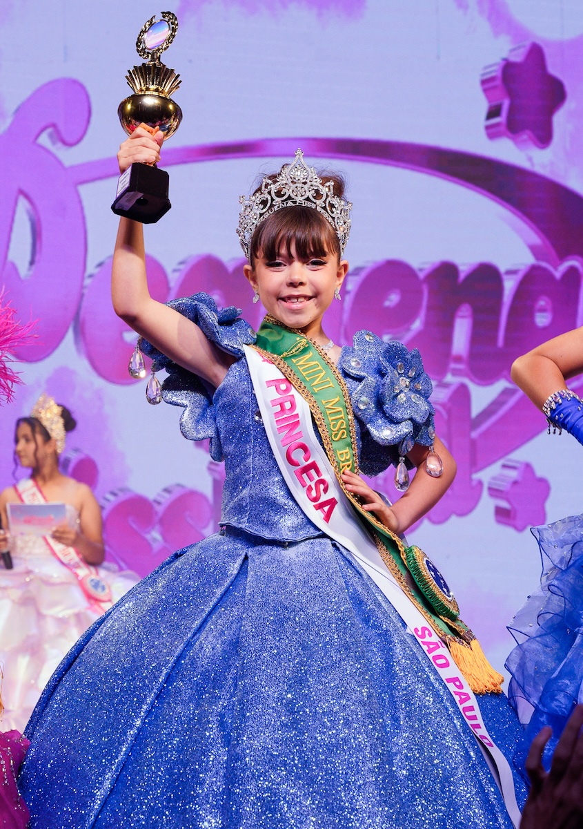 Pequena Miss Brasil 2026 - Crédito da Foto: Dan Komarcha / Divulgação