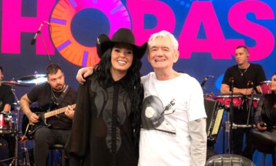 Ana Castela e Serginho Groisman - Credito da Foto: Alysson Freitas / Globo - Divulgação