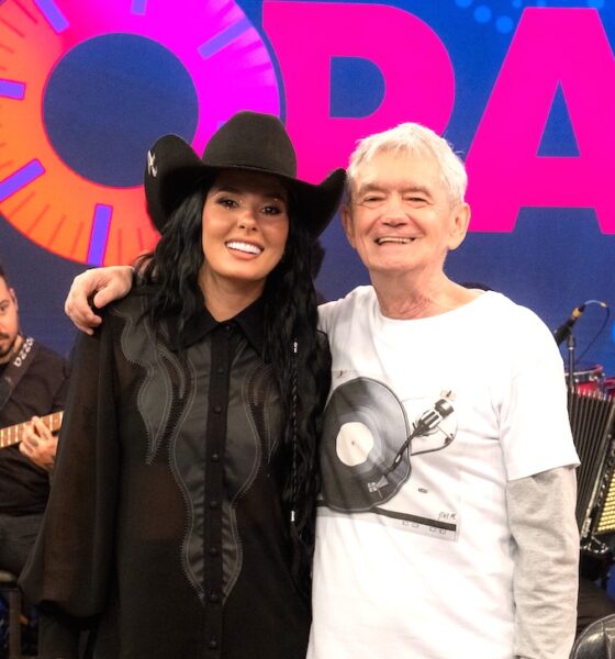 Ana Castela e Serginho Groisman - Credito da Foto: Alysson Freitas / Globo - Divulgação