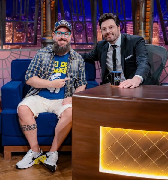 Cleber Rosa e Danilo Gentili - Foto Lourival Ribeiro - SBT