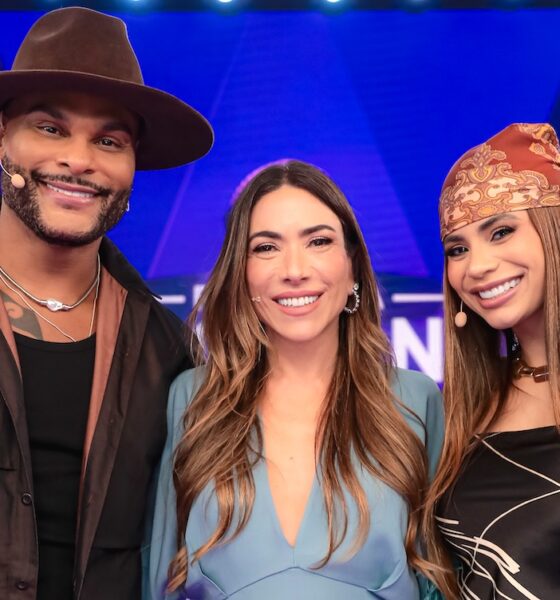 Lexa e Tony no Programa Silvio Santos com Patricia Abravanel - Foto: Gabriel Cardoso / SBT