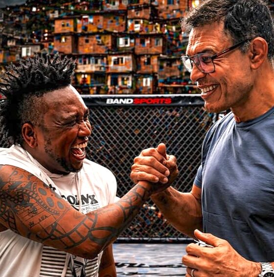 Thiago Simpatia e Rodrigo Minotauro - Crédito da Foto: BandSports / Divulgação