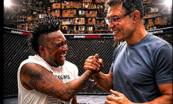 Thiago Simpatia e Rodrigo Minotauro - Crédito da Foto: BandSports / Divulgação