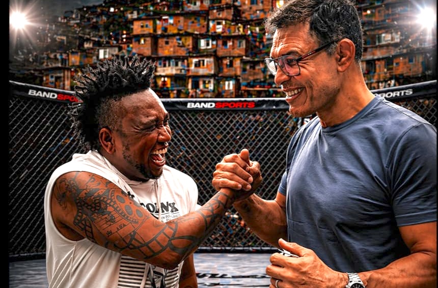 Thiago Simpatia e Rodrigo Minotauro - Crédito da Foto: BandSports / Divulgação