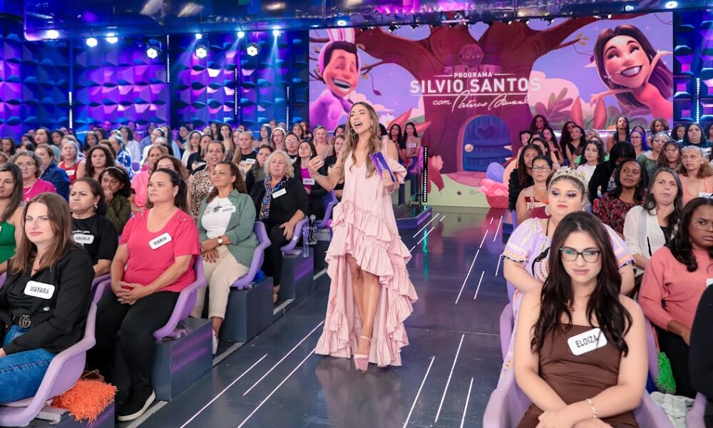 Programa Silvio Santos com Patricia Abravanel - Foto: Gabriel Cardoso / SBT