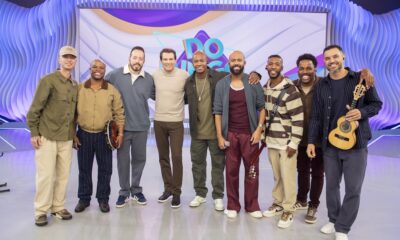 Domingo Legal recebe Turma do Pagode - Foto: Divulgação / SBT