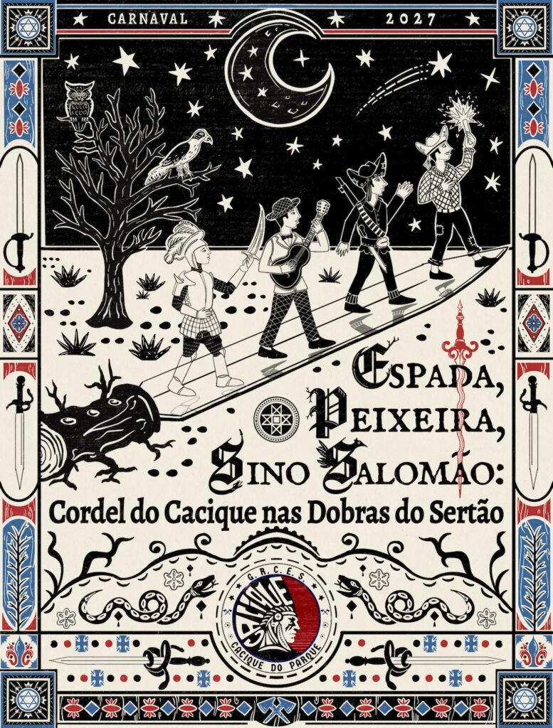 Logo do Enredo Carnaval 2027 - Escola de Samba Cacique do Parque