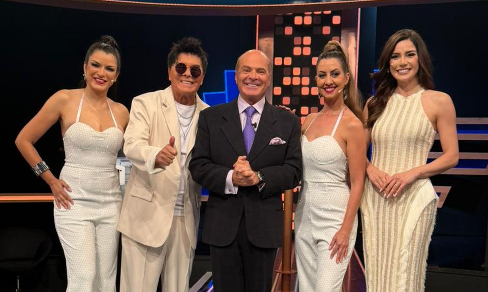 Trio Los Angeles, Marcelo de Carvalho e Julia Gama - crédito Divulgação RedeTV!
