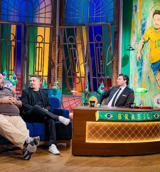 Beto Junior e Bruno Cantarelli no The Noite - Foto: Lourival Ribeiro/SBT