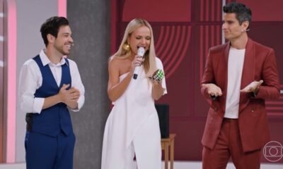 Rafa Moritz, Eliana e Beto Parro - Crédito da Foto: Reprodução / TV Globo