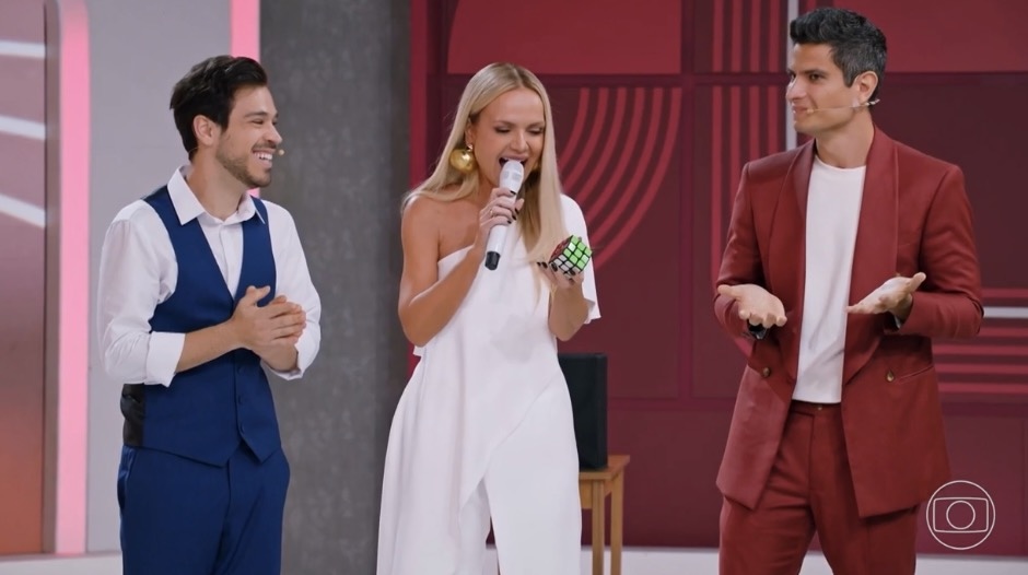 Rafa Moritz, Eliana e Beto Parro - Crédito da Foto: Reprodução / TV Globo