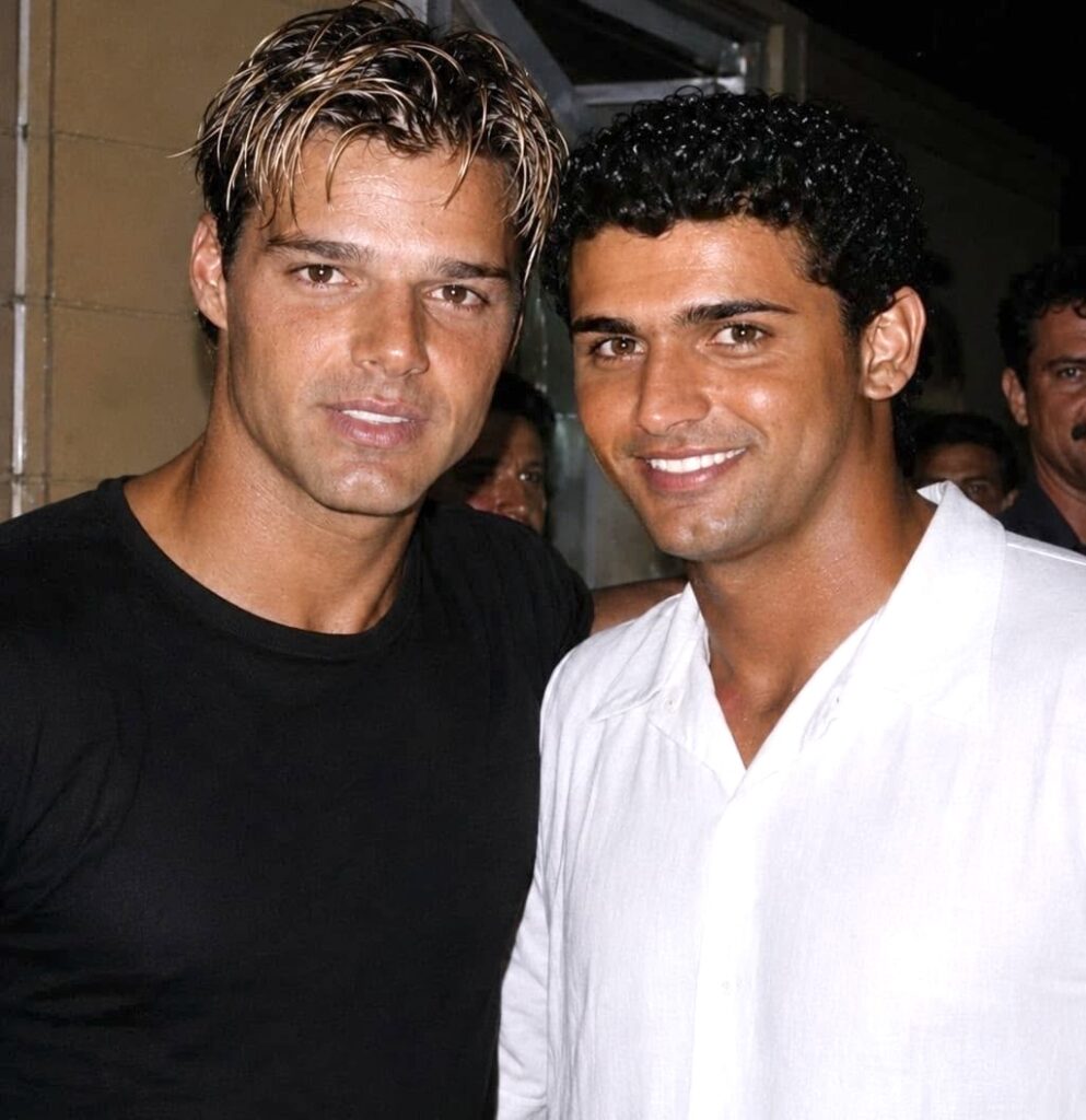 Ricky Martin e Val Couto - Crédito da Foto: Acervo Pessoal