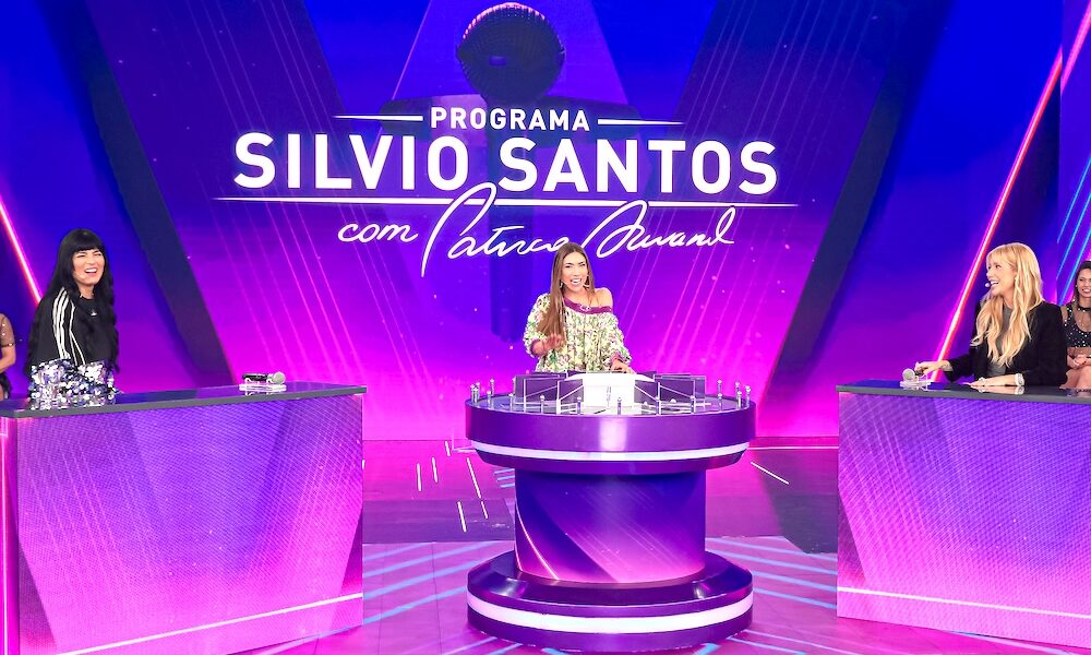 Patricia Abravanel com Luiza Possi e Fernanda Brum - Foto: Gabriel Cardoso / SBT