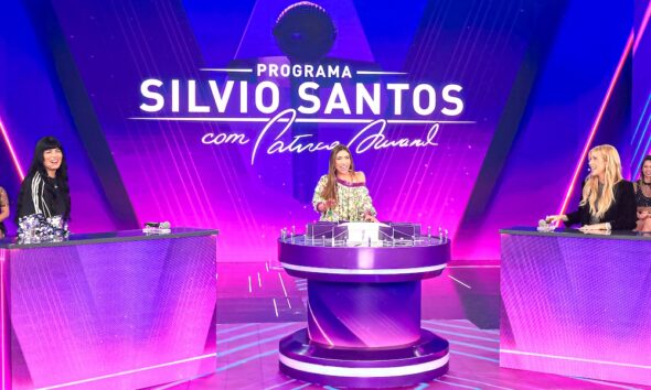 Patricia Abravanel com Luiza Possi e Fernanda Brum - Foto: Gabriel Cardoso / SBT
