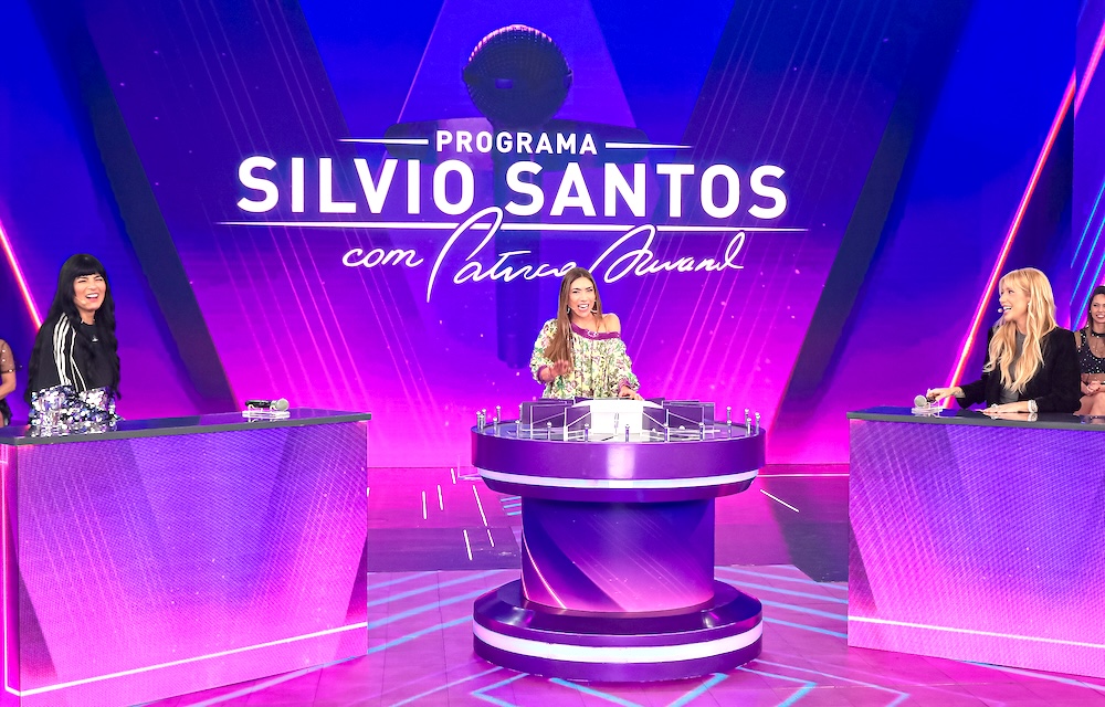 Patricia Abravanel com Luiza Possi e Fernanda Brum - Foto: Gabriel Cardoso / SBT