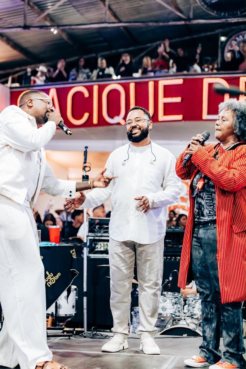 Dudu Nobre com Mumuzinho e Sandra Sá - Crédito da Foto: Fabiane Geraldina Ribeiro