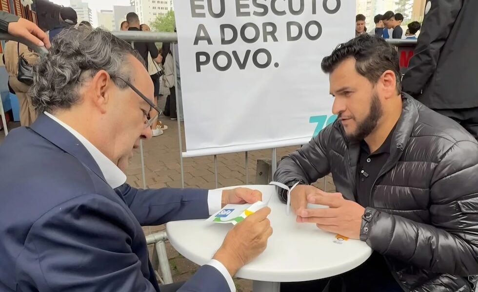 Augusto Cury e Miller Gomes - Crédito da Foto: Divulgação