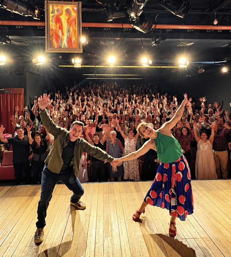 Andréa Veiga e Ricardo Duque em “De Repente Nós” - Foto: Ariel Cavotti / Divulgação